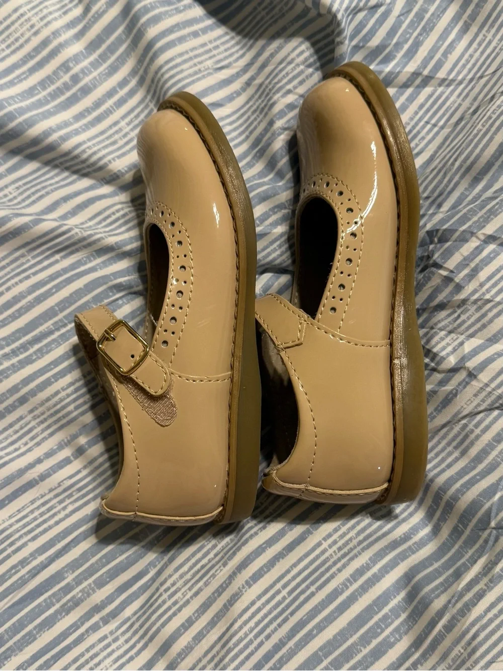Footmates Girls Size 10 Patent Mary Jane Shoes